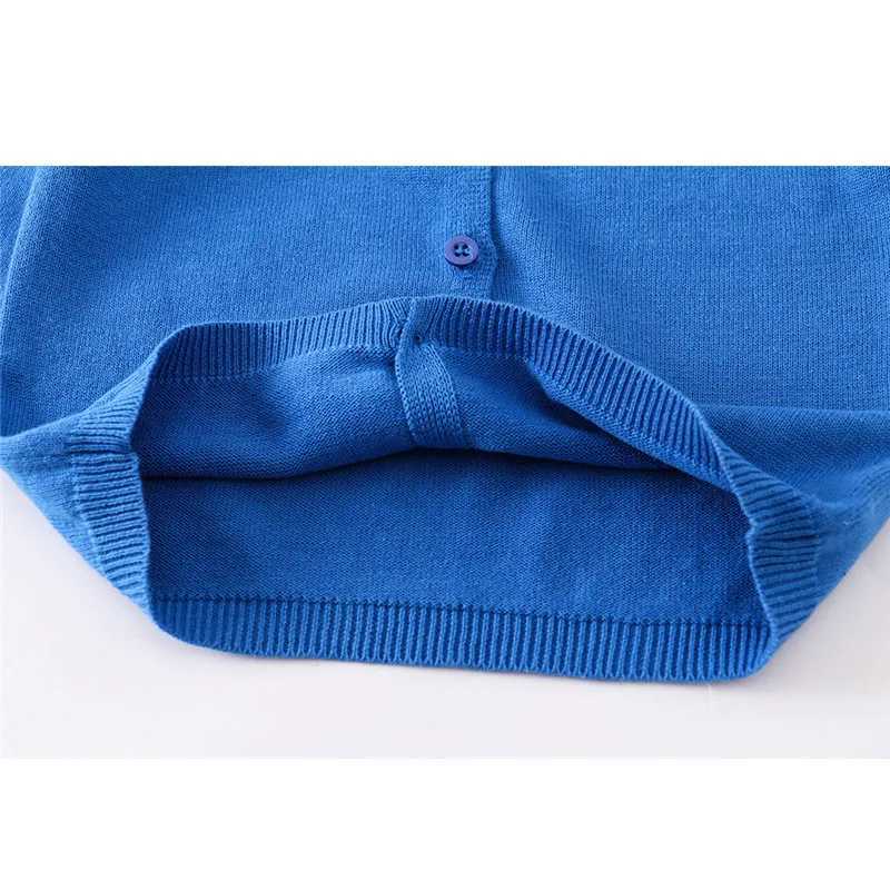 New Childrens Knitted Cotton Sweater Spring and Autumn Knitted Baby Boys and Girls Open Knitted Woolen Sweater Childrens Long Sleeve Zipper Top 1-8 Ye