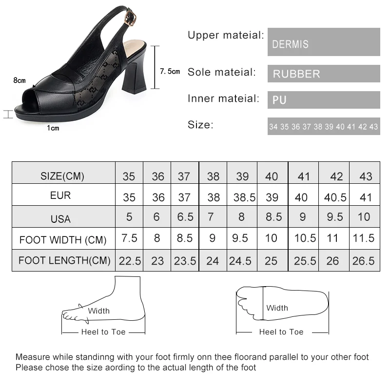 AIYUQI Women High Heel Sandals Platfor Genuine Leather Summer Sandals Women Fish Mouth Fashion Dress Women Sandals