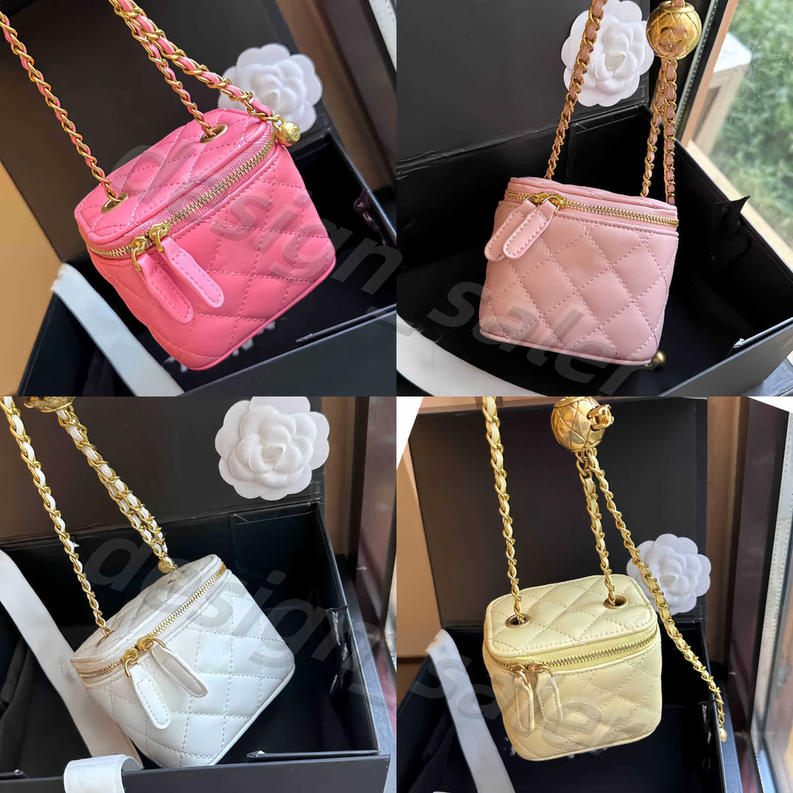 Cases Makeup bag Designer Micro Vanity Bag Mini Cosmetic Bag Crossbody Shoulder Designer Tiny Cosmetic Nano Make Up Bags Coin Purse Wallet width 11 cm