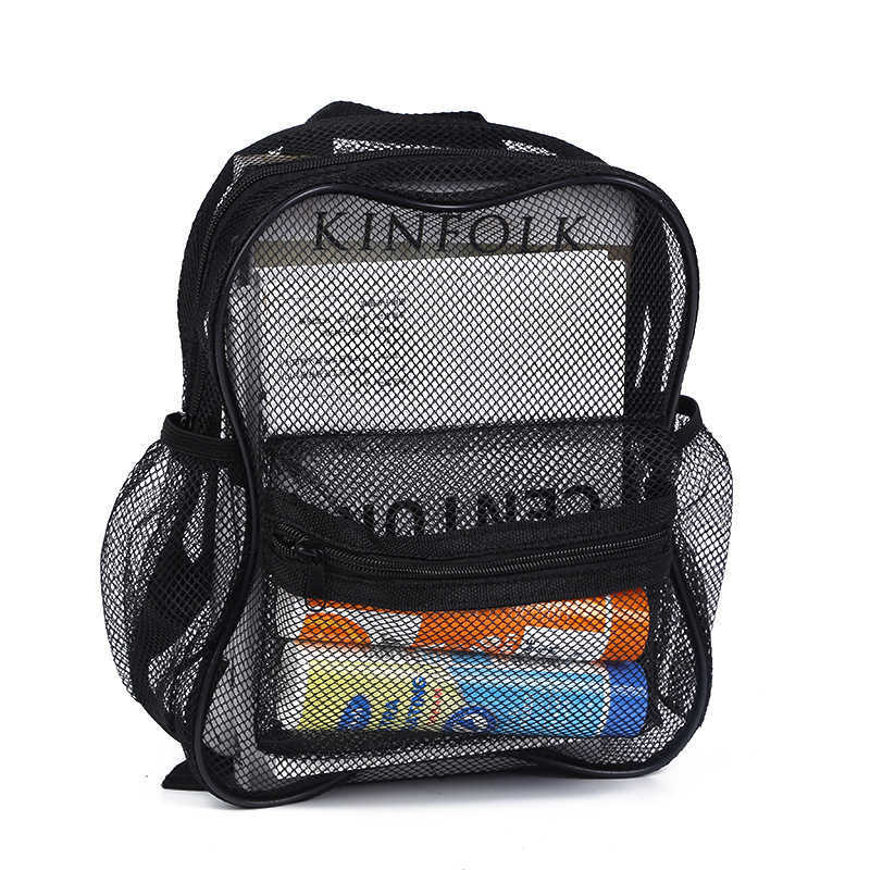High Load-bearing Mesh Backpack, Transparent and Convenient Beach Bag, Children's Backpack, Temupcc Certification