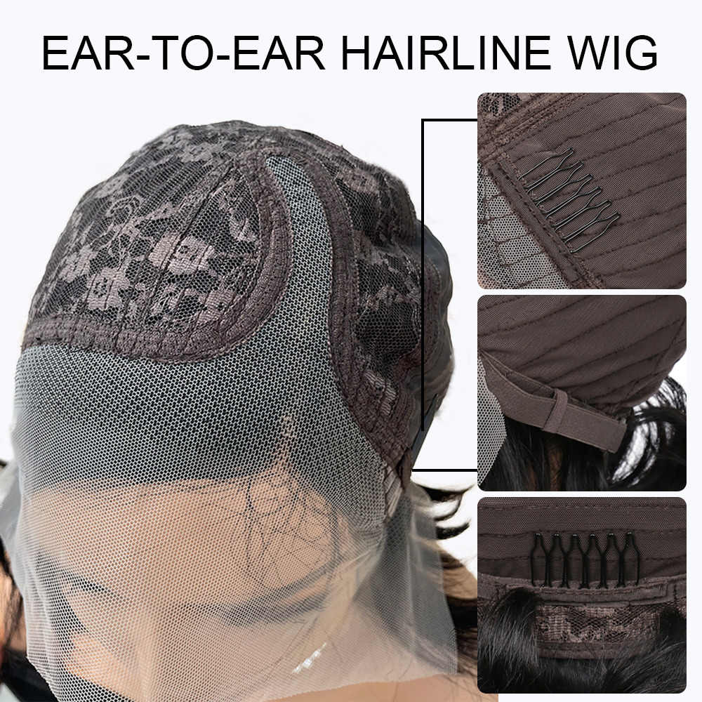 Kinky Curly Lace Front Wig Color Afro Bob Natural Haire 13X4x2 250% Density Short Human Hair Wigs