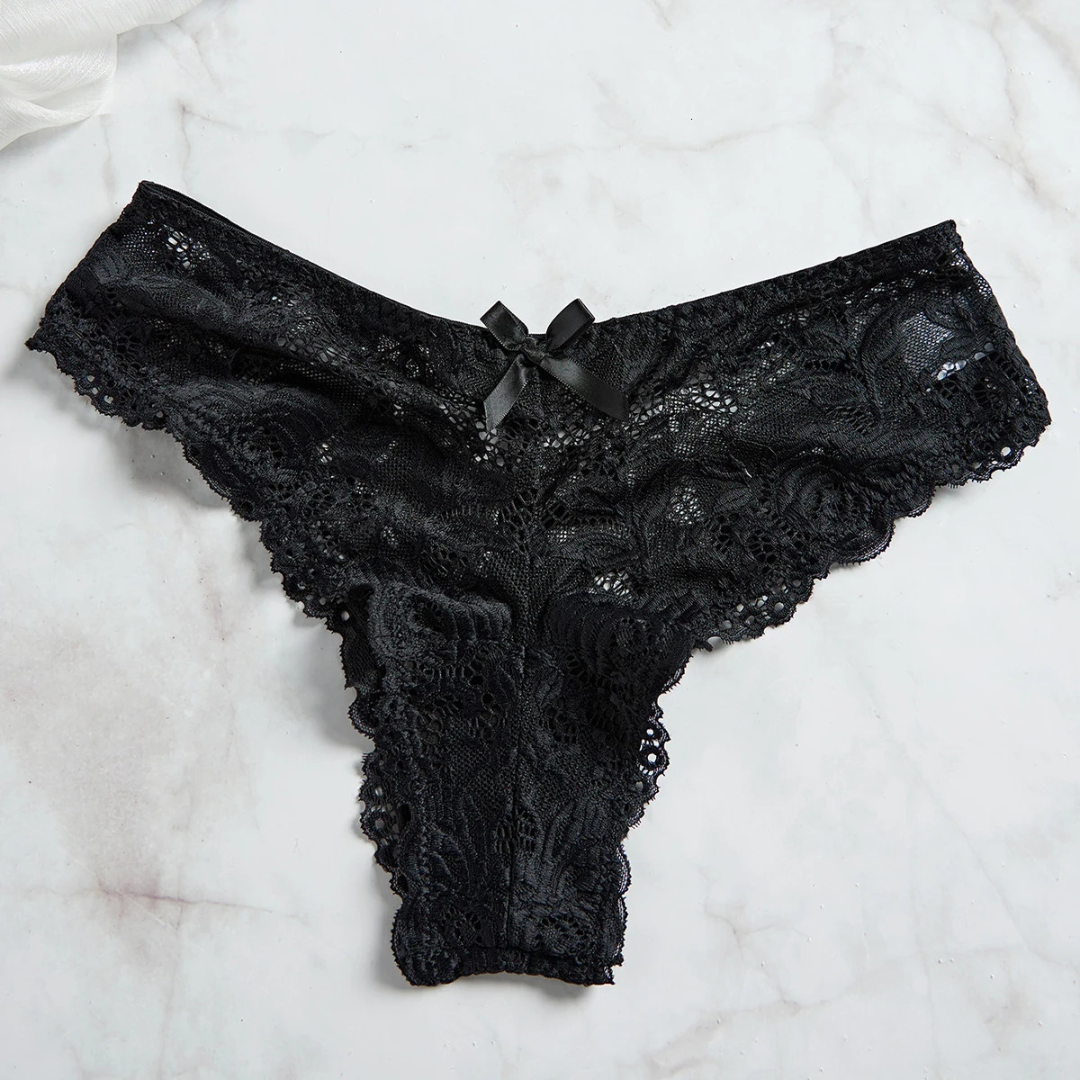 Solid Color Lace Womens Deep Vneck Lowcut Backless Mesh Pattern Hollow Irregular Halter Nightdress Lingerie Set Babydoll 241204