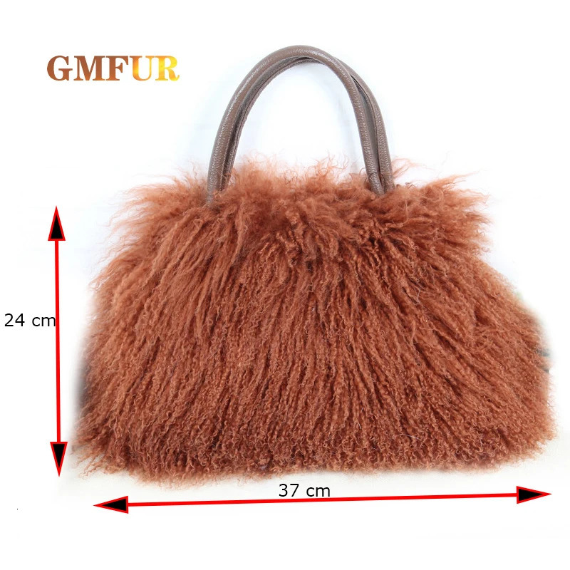 Handbag Winter Womens Wool Handbag Fashionable Soft and Warm Fur Shoulder Bag Normal Size Womens Bag 241205