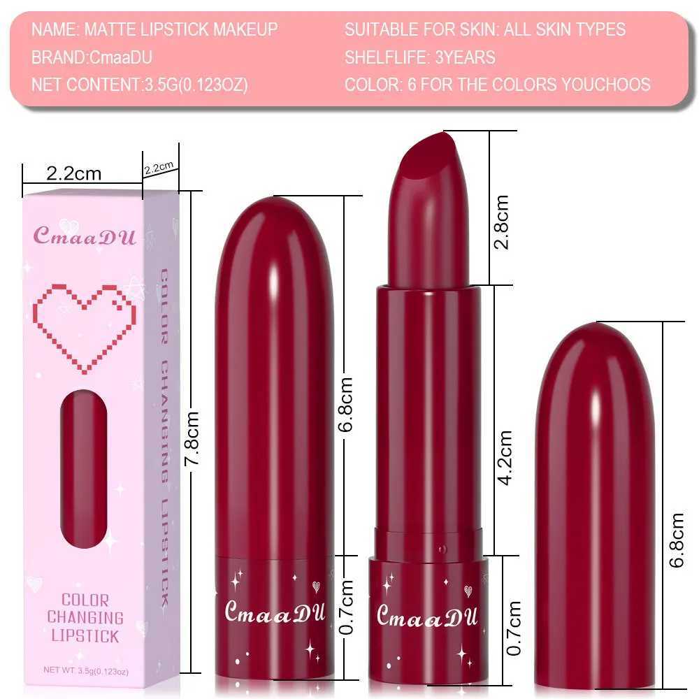 CmaaDu 6 Colors Fruity Lip Balm Nourish Moisturize Lipstick Long Lasting Hydrating Fade Lips Lines Prevent Dry Make Up Lip CaresXJ241205