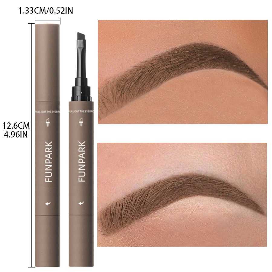 2 inch eyeliner professional female cosmetics waterproof eyeliner durable brown eyeliner Korean makeup W241205