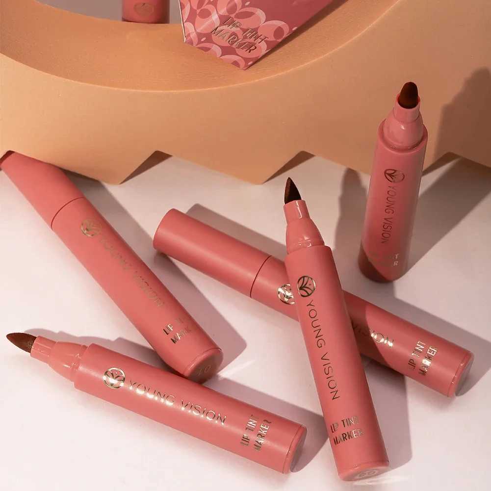 Hydrating Waterproof Lip Stain Matte Lip Liner Marker Pen Lipstick Lasting Colour Lipstick Contour Pen with A Natural EffectXJ241205