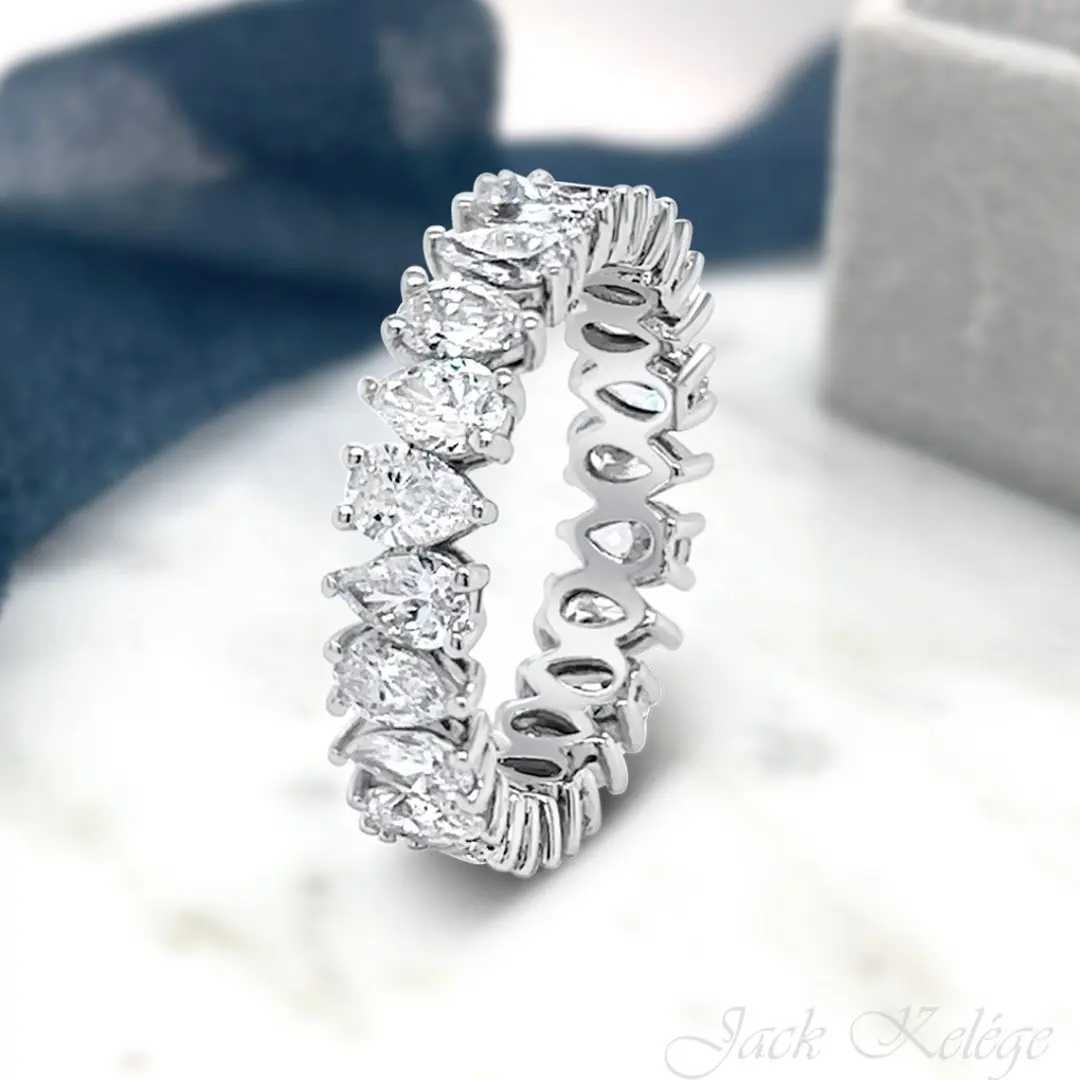 2023 New Trent Drainage Drip Silver Aesthetics Eternal Band Ring Womens Christmas Gift Jewelry Bulk Sales R7972 W241205
