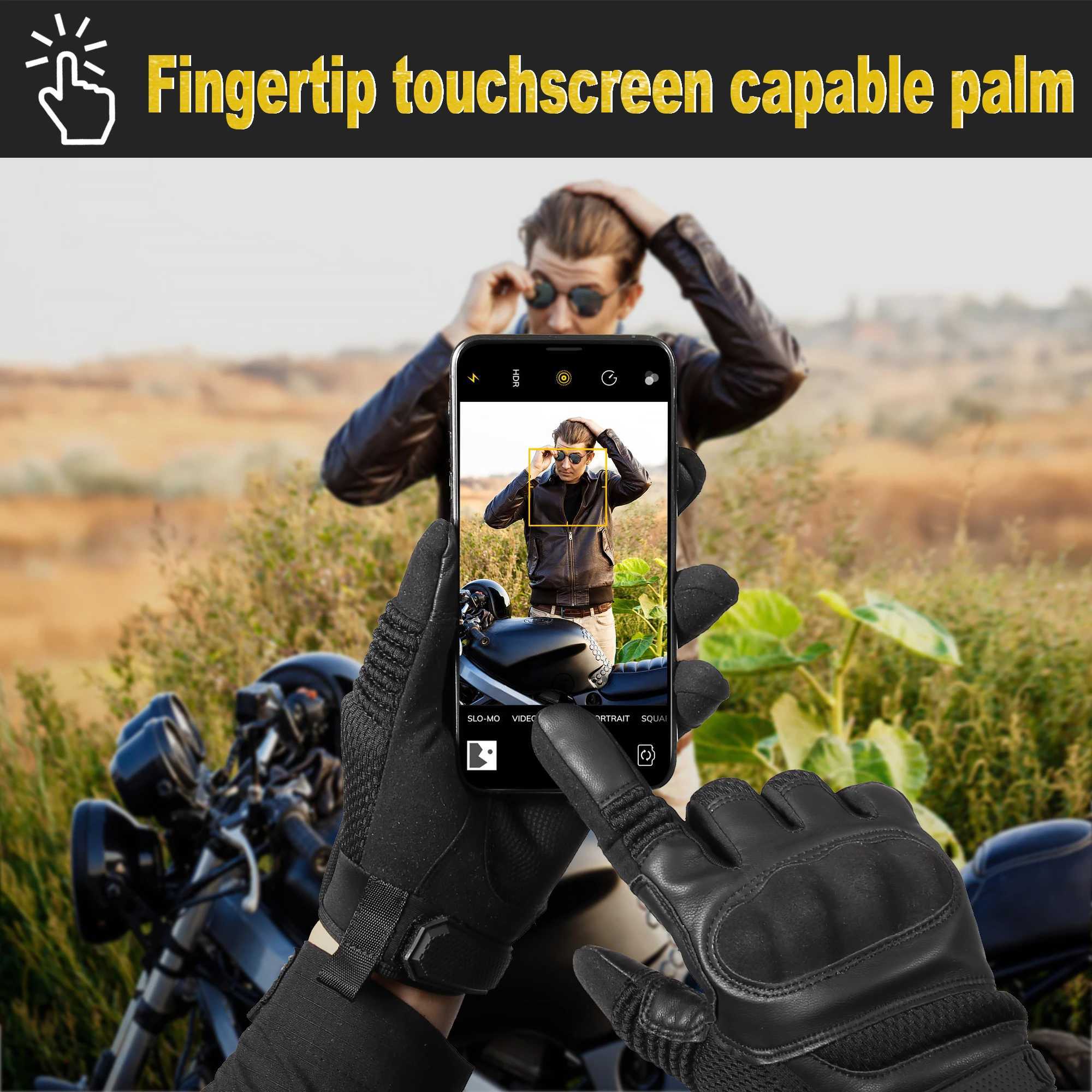 Tactical full finger gloves athlete airsoft combat outdoor hunting touch screen anti slip hard protective equipment for men W241204