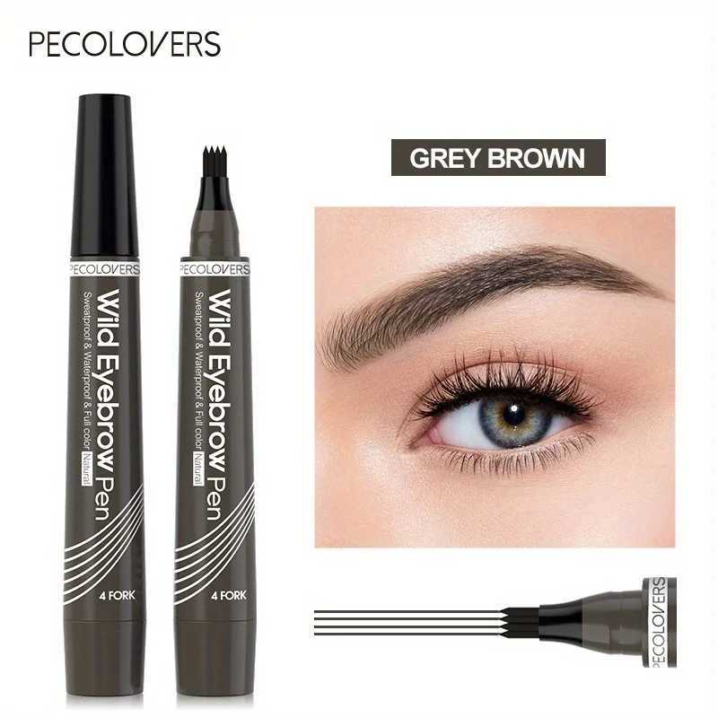 4-point eyebrow pencil 5-color natural matte liquid coloring makeup long-lasting waterproof eyebrow stain makeup W241205
