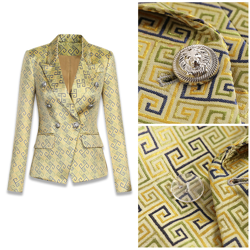 Vintage Mock Coat Slim Long Sleeve Fashion OL Commuter Women's Suit Elegant High Quality Formal Dress Autumn/Winter