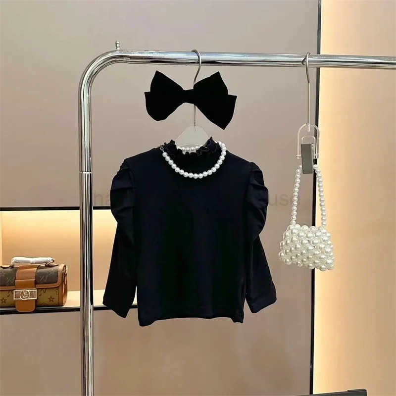 Girls Clothing Sets Baby Tops Flared Pants 3 Pieces Tide Autumn Childrens Warm Suit New Spring Sweet Casual Sets 12M-5 YearsXJ241205