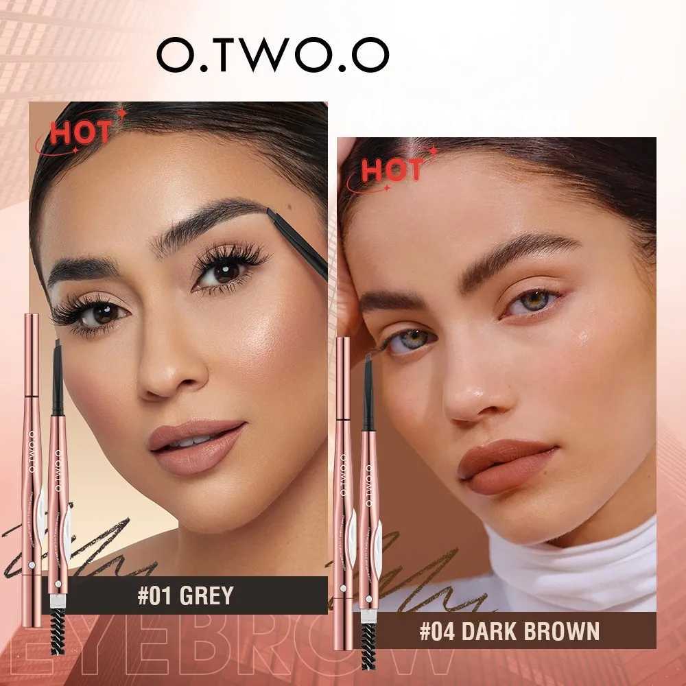 O. Two of them. O3 inner eyebrow pencil with eyebrow trimmer durable precise eyebrow remover natural color waterproof eyebrow pencil W241205