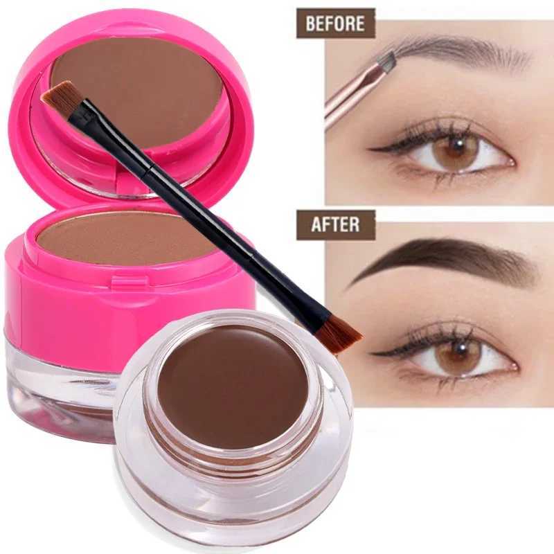 2 inch eyeliner gel fast drying durable eyeliner cream eyeliner makeup with brush waterproof eyeliner enhancer cosmetics W241205