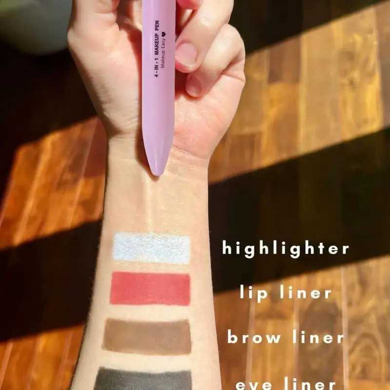 4-inch cosmetic pen Highlighter eyeliner LipLiner waterproof multi-functional cosmetic pen suitable for girls travel gifts W241205
