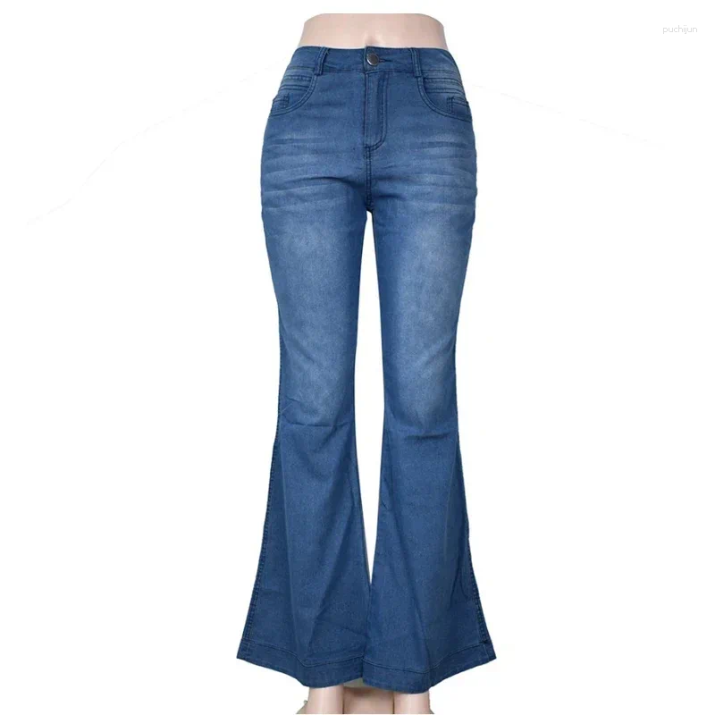 Womens Jeans For Women In Spring And Autumn Style High-waisted Slimming Tall Design Straight Floor-length Wide-leg Long Pants