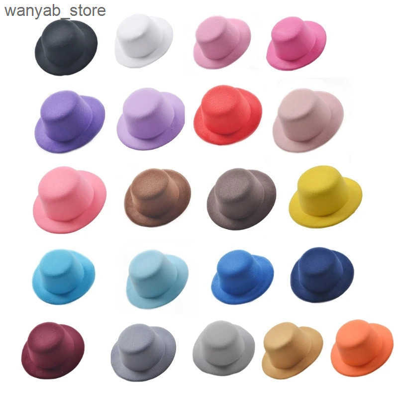 Cloches Solid color trend womens charming hat bottom French womens charming hat Banquets Versatility hat bottom L240910