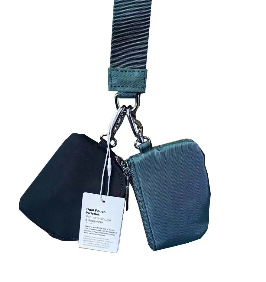 DHL 7A quality Bags Colours TOP Black Gold Yohain Bag 2025 Dual Pouch Mini Zip Around Wristlet Portable DHL 0509