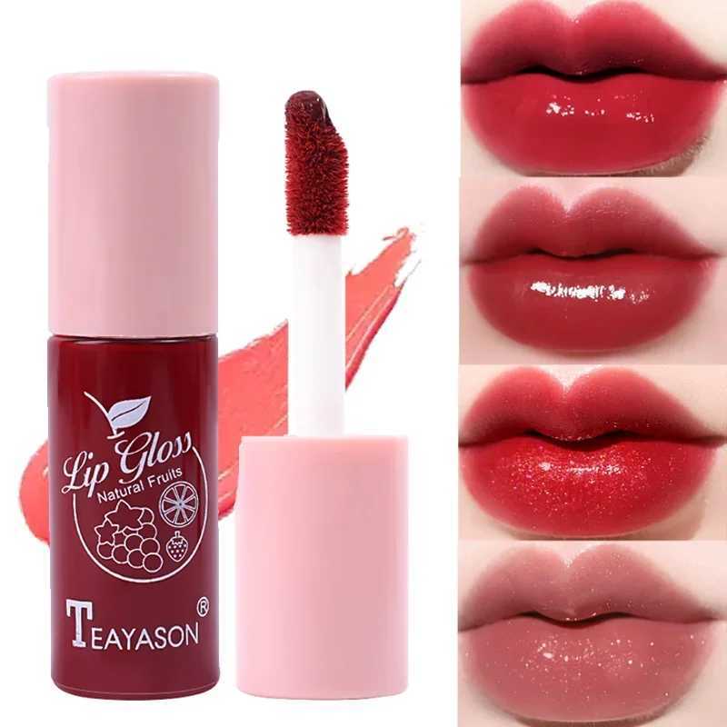 14 Colors Glitter Lip Gloss Moisturizing Non Sticky Cup Jelly Liquid Lipstick Lasting Sexy Cherry Red Pink Lip Tint Lips MakeupXJ241205