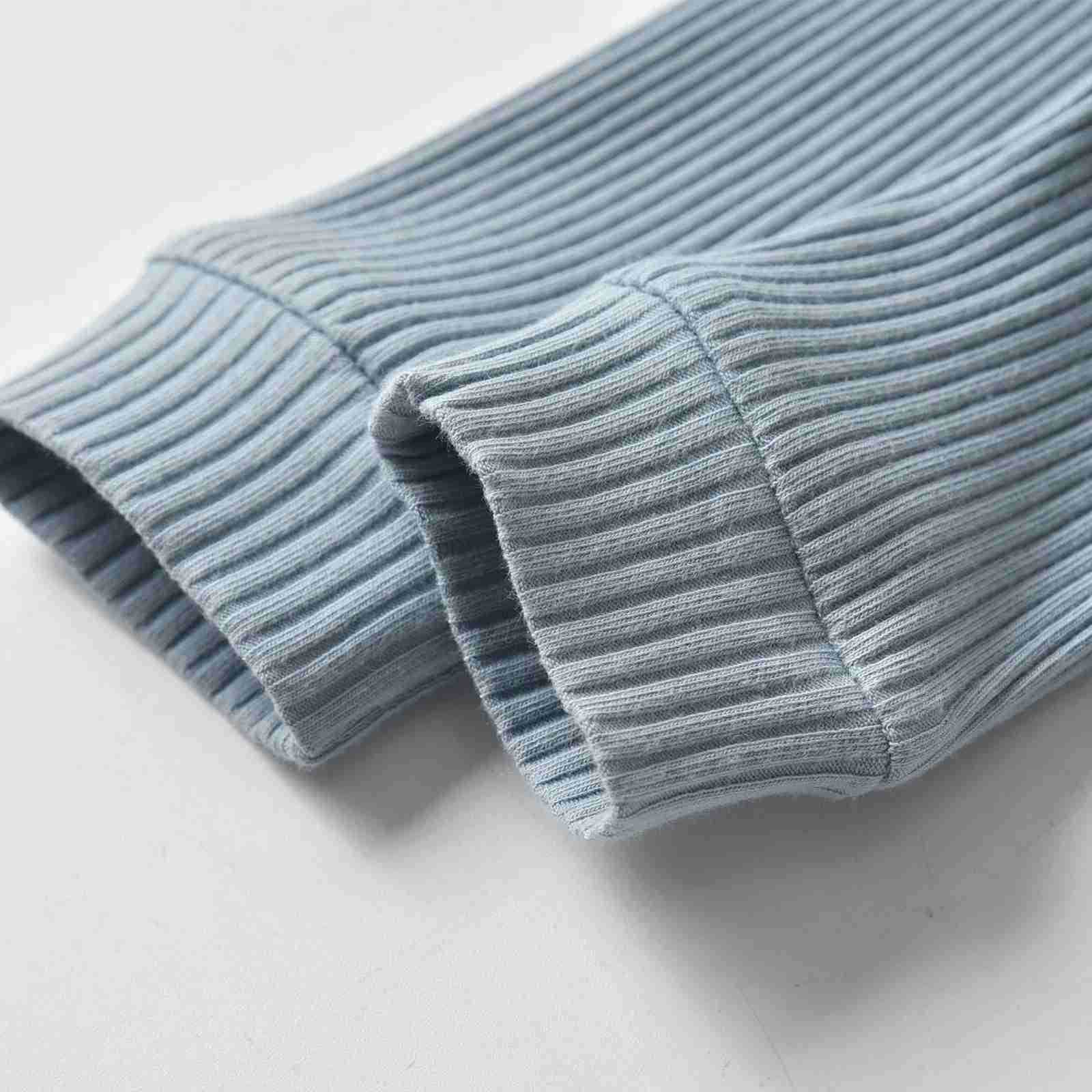 Toddler Infant Baby Boys Girls Casual Clothes Set Knitted Long Sleeve V-Neck Romper Top and Pants Spring Autumn Newborn OutfitXJ241205