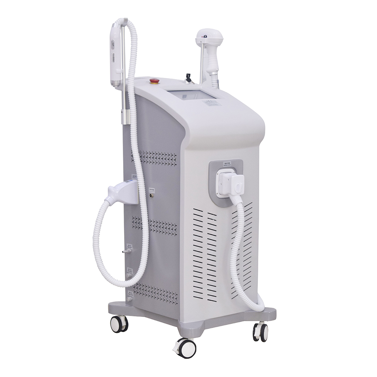 High End 2 in 1 Soprano 808 Diode Laser Ice Hair Removal Painless Depilation Picosecond Laser Tattoo Removal Black Face Doll Skin Brightening Beauty M