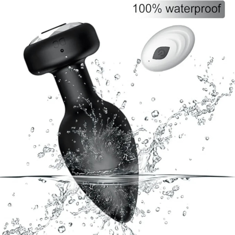 10 modes of anal vibrator made of silicone material black ultra-high frequency USB connection remote control 10 modes of fr 241205