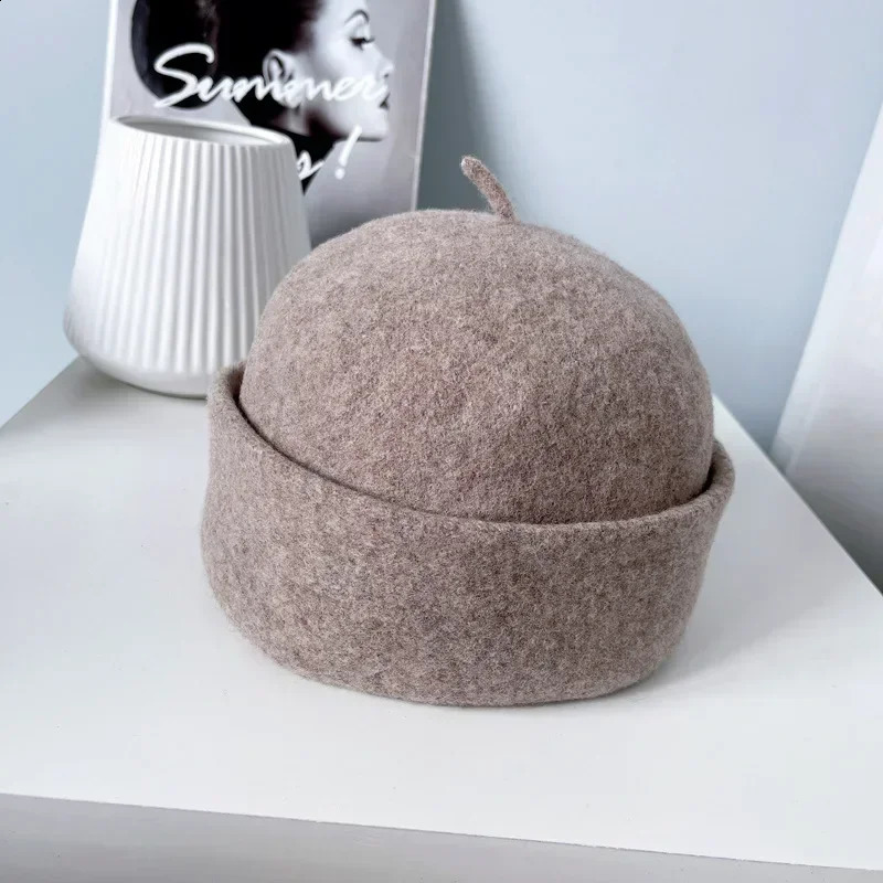 Australian wool hat winter warm Beanies casual short thread hip-hop hat mens Beanie womens wool Beanie SkullCap hat unisex 241205