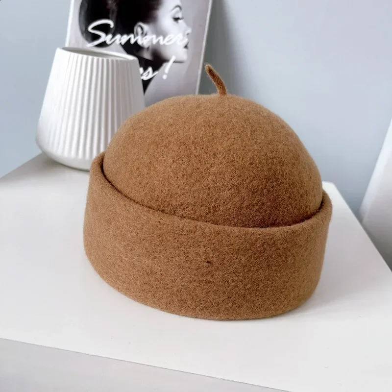 Australian wool hat winter warm Beanies casual short thread hip-hop hat mens Beanie womens wool Beanie SkullCap hat unisex 241205