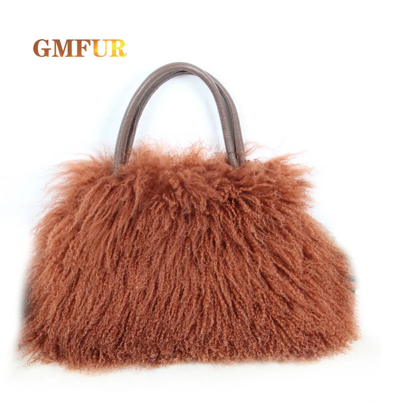 Handbag Winter Womens Wool Handbag Fashionable Soft and Warm Fur Shoulder Bag Normal Size Womens Bag 241205