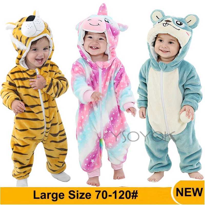 Pajamas 2022Baby Pajamas Cartoon Clothes for Sleeping Girl Rompers Kids Baby Sleepwear Boy Animal Panda Infant Children Jumpsuit H241205