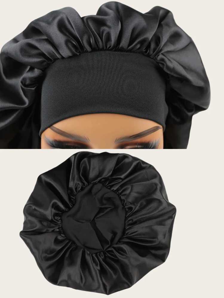 Unisex Head Wr Elastic Band Bonnet sleep c Extra Large Satin Silky Bonnet Sleep with Premium Elastic BandXJ241205