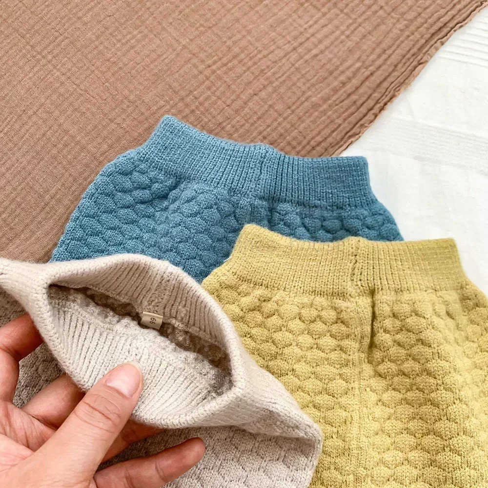 2Pcs Baby Boy Clothes Set Soft Knit Cotton Baby Boy Sweater + Pants Kids Outfit SpringXJ241205