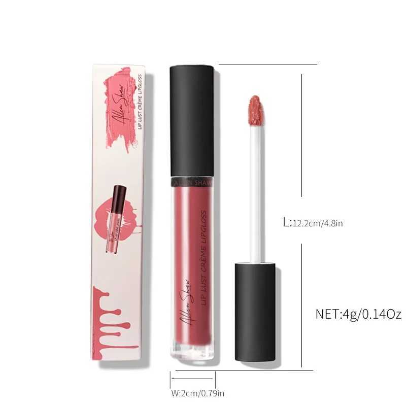 12 Colors Sexy Women Lipstick Waterproof Long Lasting Moist Lip Gloss Vivid Colorful Lipgloss Women Makeup maquiagemXJ241205
