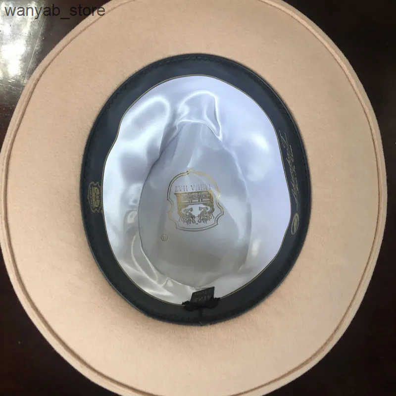 Cloches H3571 Womens Felt Fedoras Hat Mens Jazz Hat Womens Autumn and Winter Church Party Outdoor Shopping Simple Casual Hat L240910