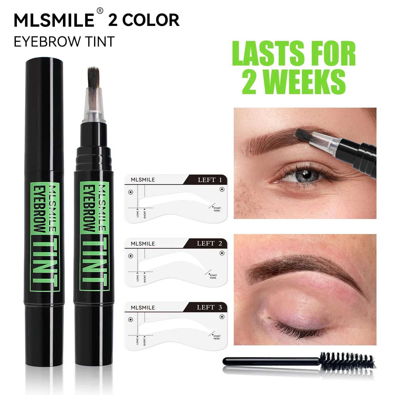 Rotating liquid eye brush dye crayon long-lasting coloring for 2 weeks waterproof makeup eye cream template kitW241205