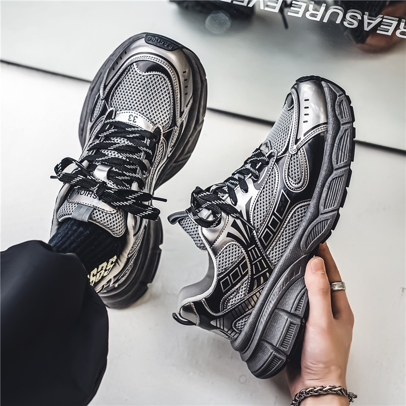 Men's Shoes Trend Casual Shoes New Fashion Shoes Thick-soled White Shoes Comfortable Breathable White Free shipping For Women Designer Dad Shoes 