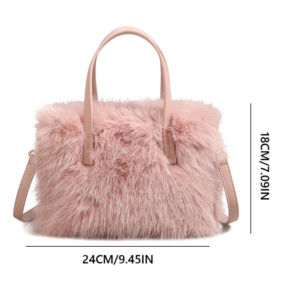 2025S New Free Shipping Designer Bag Plush Shoulder 2024 Artificial Cross Body Fluffy Clutch Bag Womens Mini Fur Handbag