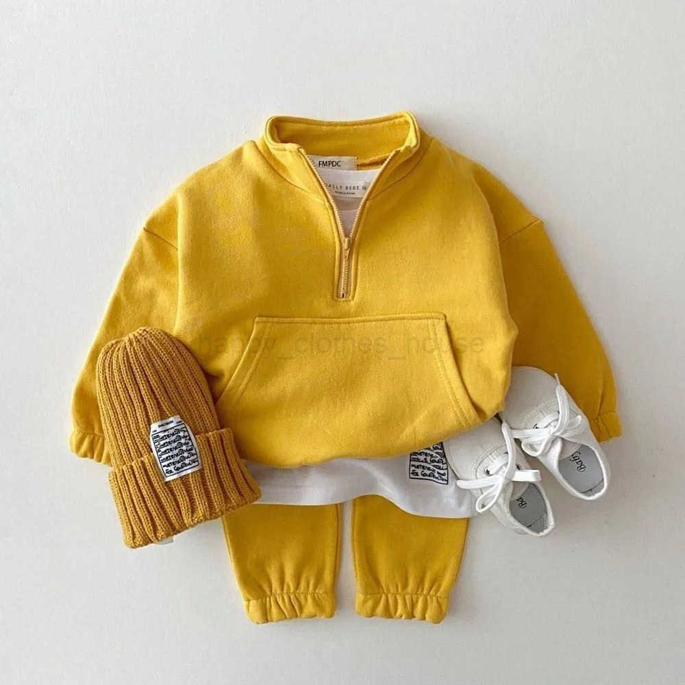 Baby Sets Girls Clothes Children Clothing Toddler Fashion Kids Thicken Sweatshirt Long Sleeve Jacket Top+Pants Autumn Suit 2PcsXJ241205