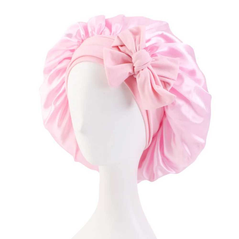 Satin Bonnet Silk Bonnet Adjustable Bonne for Sleeping Hair Bonnet with Tie Band Bonnets for Women MenXJ241205