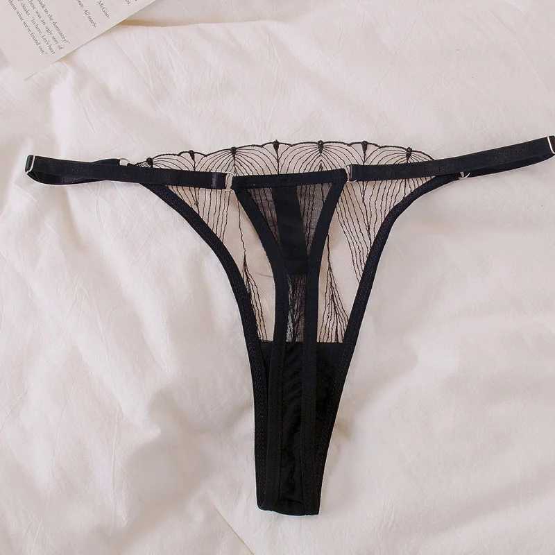 Cross Mesh Eyelash Lingerie Women Lace Steel Bra Hollow Out Underwear Set Deep V Push Up Bras underpant setXJ241205