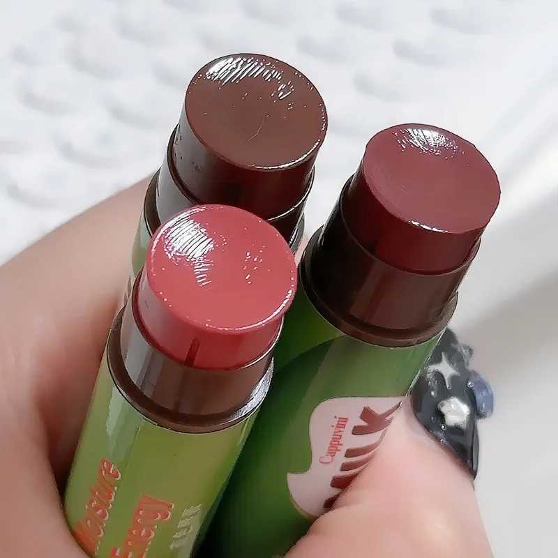 3pcs/pack Colored Nouritious Lip Balm Long-lasting Moisturizing Lipstick Set Red Lip Care Jelly Tinted Milk Lipsticks CosmeticsXJ241205
