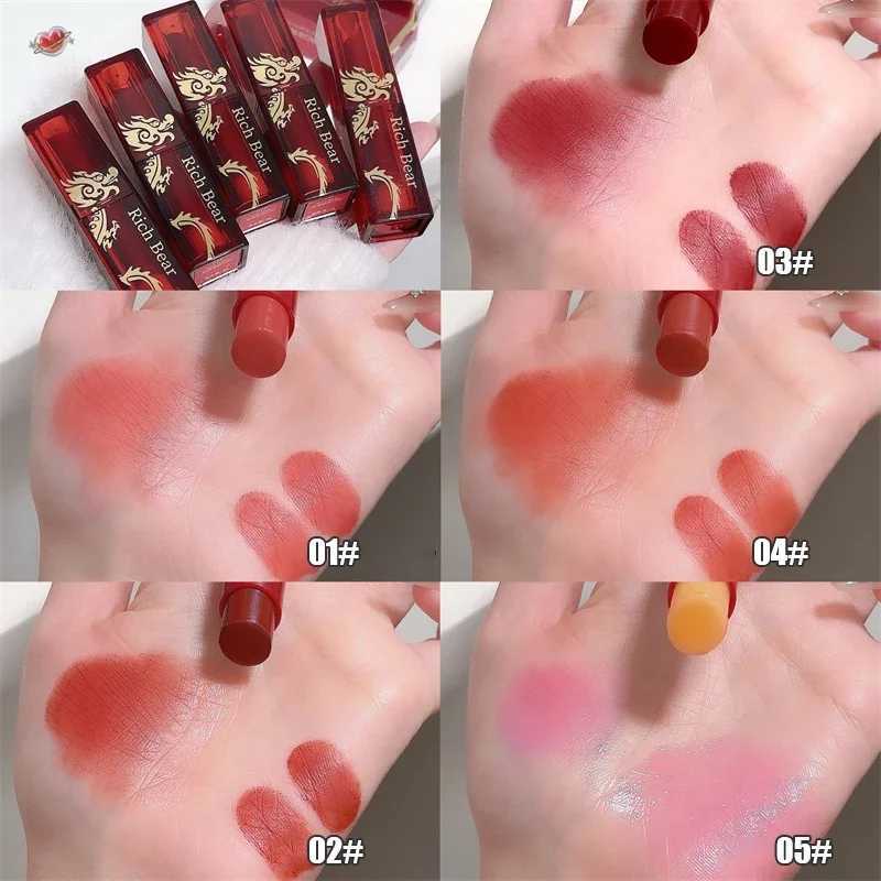 5 Colors Matte Velvet Sexy Red Lipstick Tint Makeup Matte Lip Gloss Waterproof Lipgloss Long Lasting Lip Glaze Korean CosmeticsXJ241205