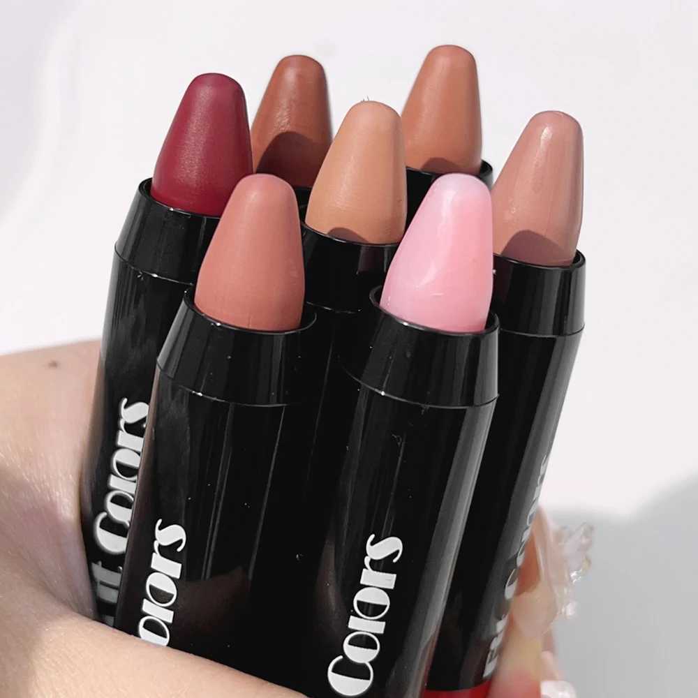 Lasting Outline Lips Shape Matte Crayon Lipstick Waterproof Nude Brown Lip Liner Pencil Pigment Moisturizing Lip Makeup CosmeticXJ241205