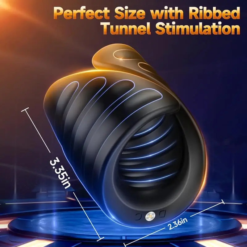 Male Masturbator Penis Training Glans Trainer Stimulator Vibrator with APP Control Delay Cock Ring Glans Trainer for Men 241205