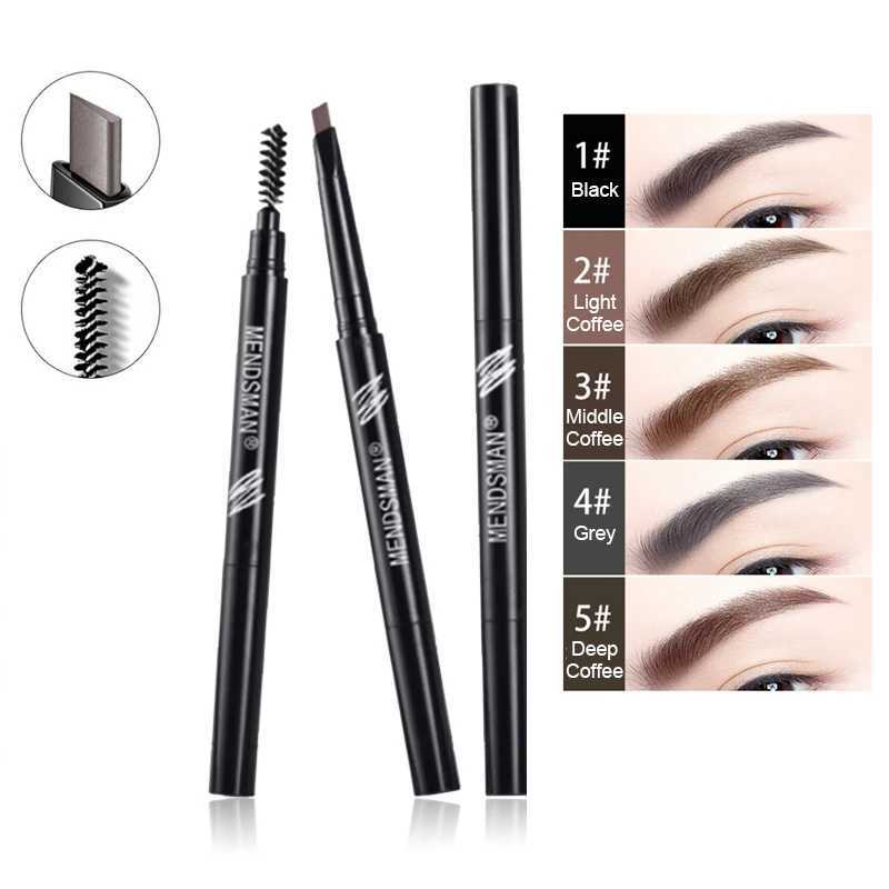 Double ended eyebrow pencil waterproof eyebrow pencil coloring tattoo eyebrow makeup natural long-lasting eyebrow pencilW241205
