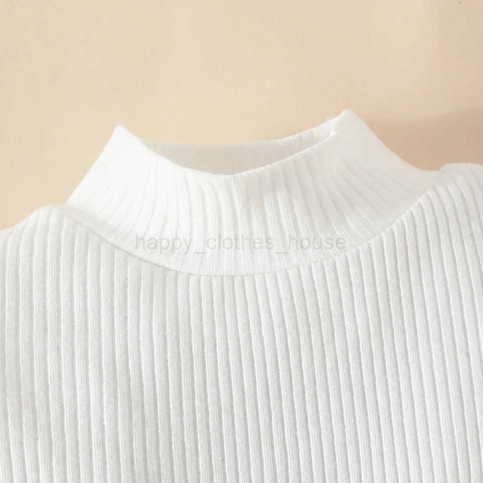 Infant Spring Autumn Long Sleeve Top andDress Set 6-18months Baby Girl Solid ColorTop Houndstooth Half Skirt BeretXJ241205