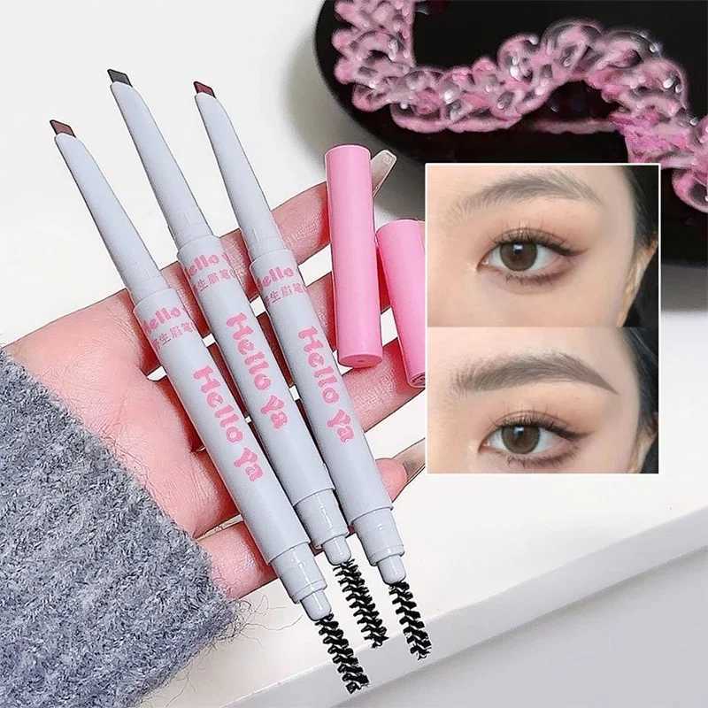 2-inch Eyebrow Pencil Professional Womens Makeup 4-color Waterproof Eyebrow Tattoo Brush Durable Eyebrow Pen W241205