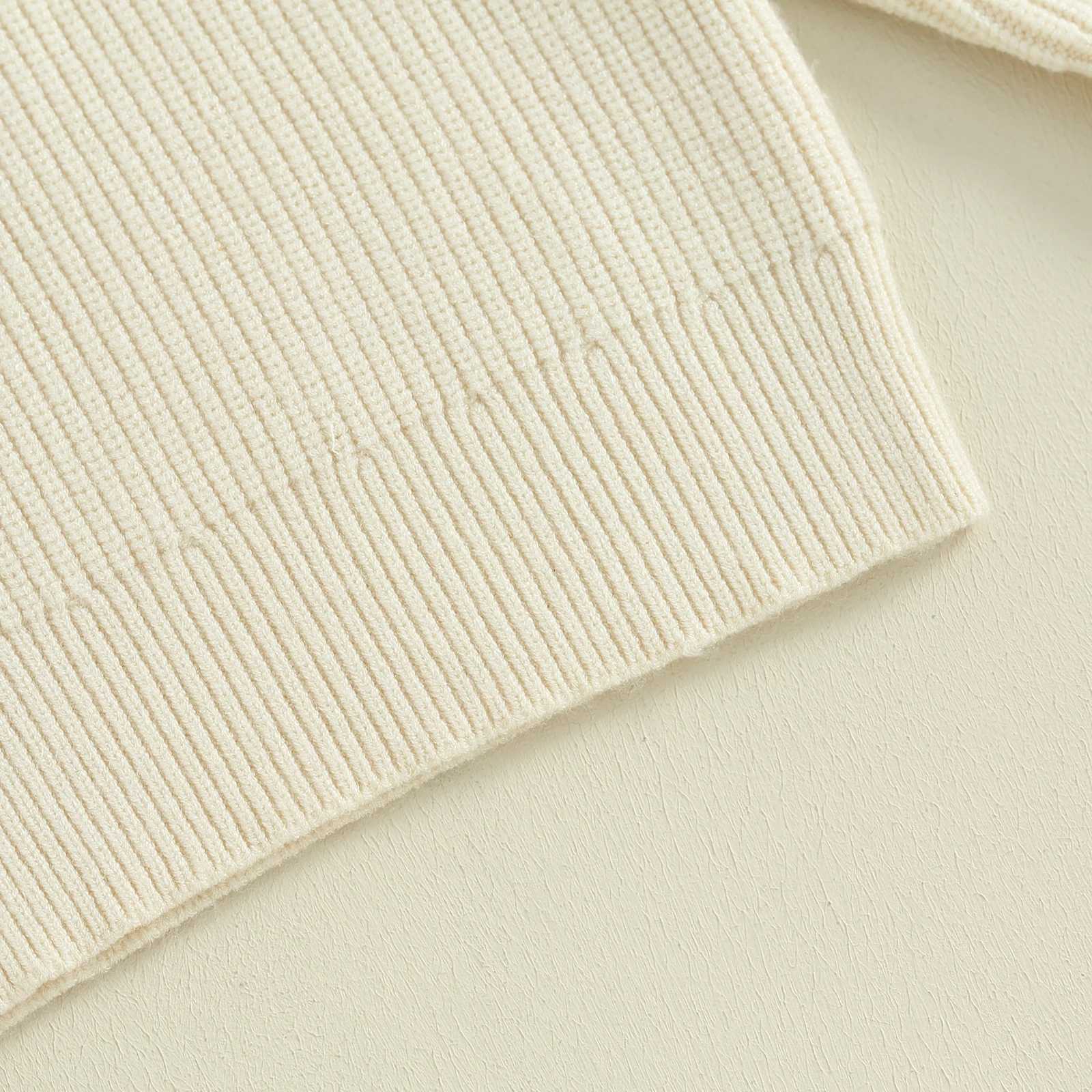 Pudcoco Childrens Christmas Sweater Long Sleeve Crew Collar Letter for Girls and Boys Warm Winter Sweater 6M-4T W241205