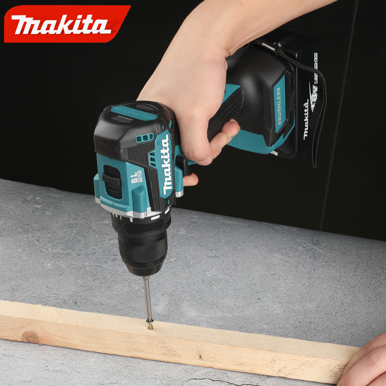 Makita DTD172 Impact Driver Drill 180Nm 18V Brushless Moter Cordless Electric ScrewDriver Power Tools For Makita 18V Battery