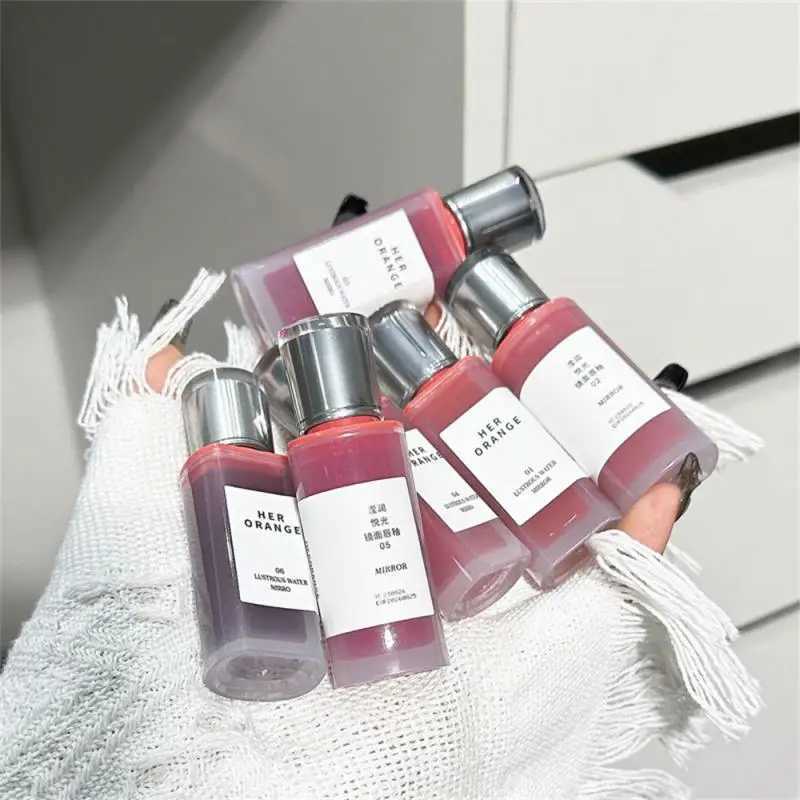 HERORANGE Clear Water-gloss Mirror Lip Gloss Non-stick Cup Lipstick Long-lasting Lipstick Matte Lip Glaze Glass-like LipstickXJ241205