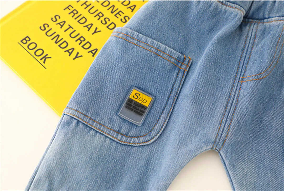 Baby Boys Clothes Sets Autumn Spring Infant Tracksuits Toddler Cotton denim set Outfits for Newborn Boys Clothes SuitsXJ241205